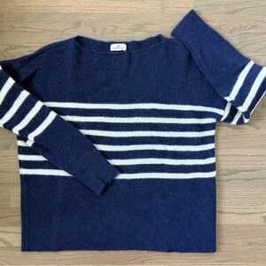 Pre Loved VINEYARD VINES Breton Stripe Boatneck Sweater
